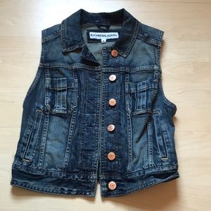 Express Jeans Denim Vest